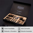 JUEGO DE CUBIERTOS 24 PIEZAS DE ACERO INOXIDABLE: DURABILIDAD, SOFISTICACIÓN.